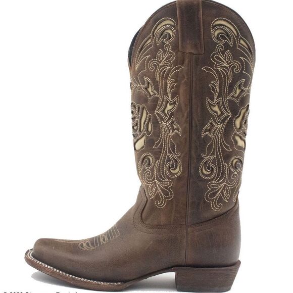 J.B. Dillon Women’s Aven’s Brown Cowboy Western Boots 11 - Picture 1 of 10